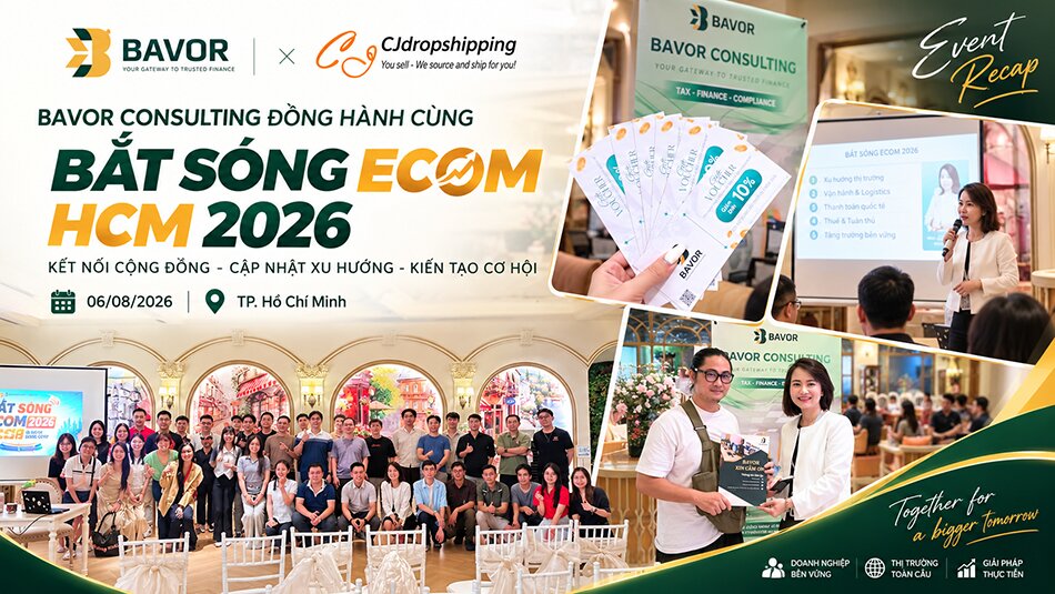Bavor Consulting đồng hành cùng “Bắt Sóng Ecom HCM 2026”