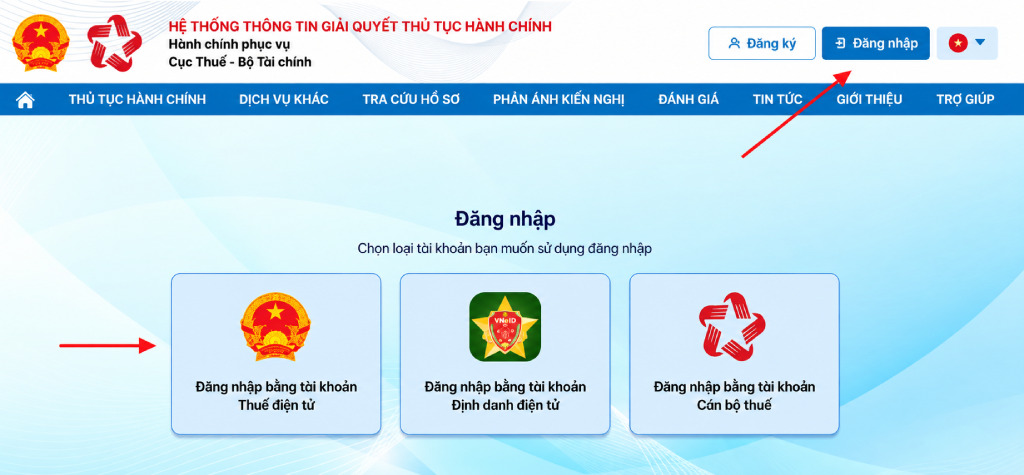 Hướng dẫn kê khai thuế hộ kinh doanh trên Cổng Dịch vụ công của Cục Thuế