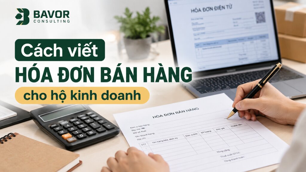 Cách viết hóa đơn bán hàng cho hộ kinh doanh