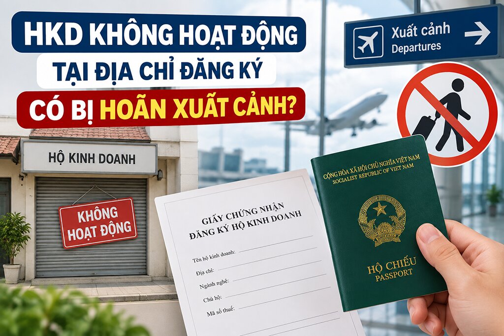 HKD Không Hoạt Động Tại Địa Chỉ Đăng Ký Có Bị Hoãn Xuất Cảnh?