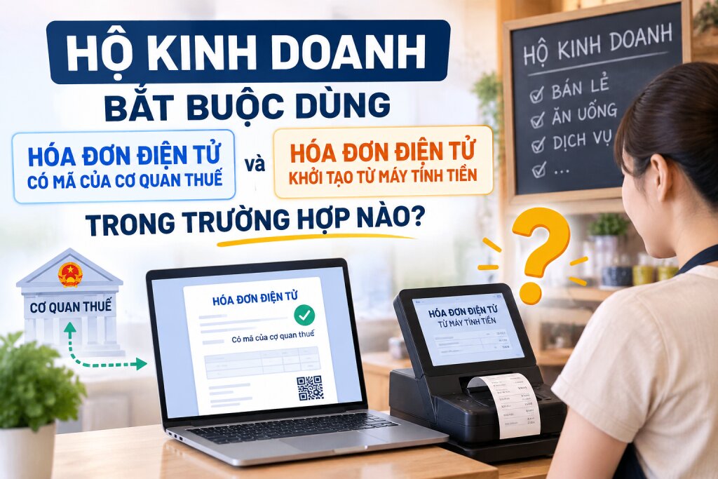 Hộ Kinh Doanh Bắt Buộc Dùng Hóa Đơn Điện Tử Khi Nào?