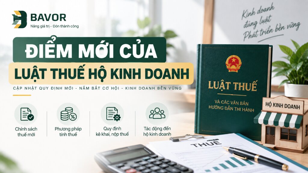 Những điểm mới của luật thuế hộ kinh doanh