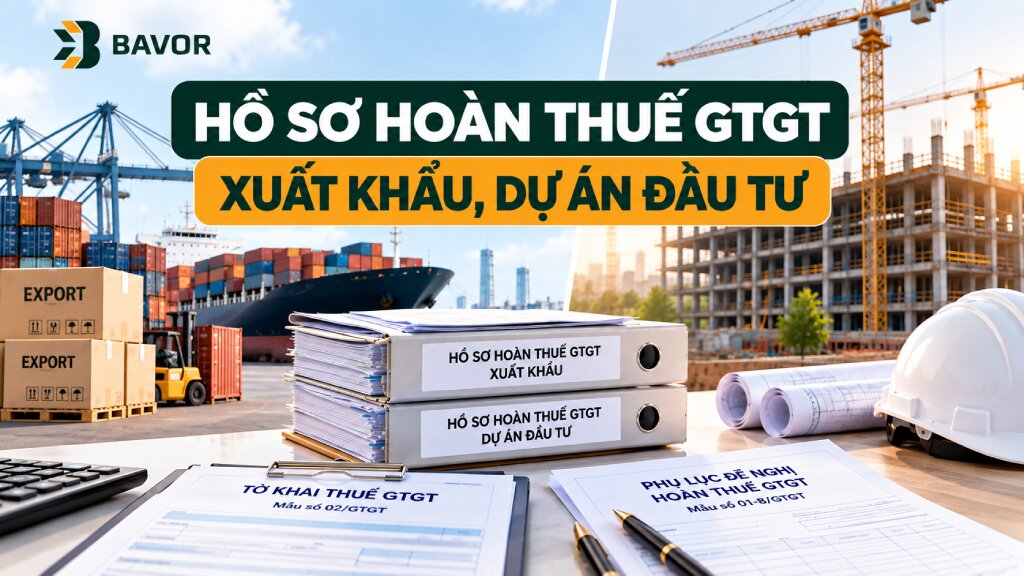 Hồ Sơ Hoàn Thuế GTGT Xuất Khẩu, Dự Án Đầu Tư 2026